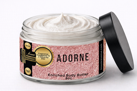 Adorner le beurre corporel