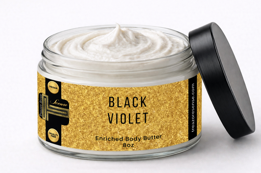 Beurre corporel à la violette noire