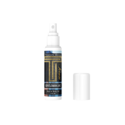 Aceite corporal tipo caballero