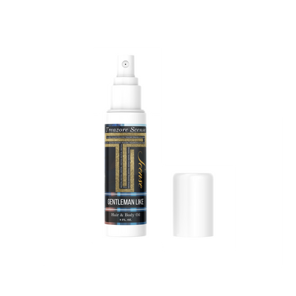 Aceite corporal tipo caballero