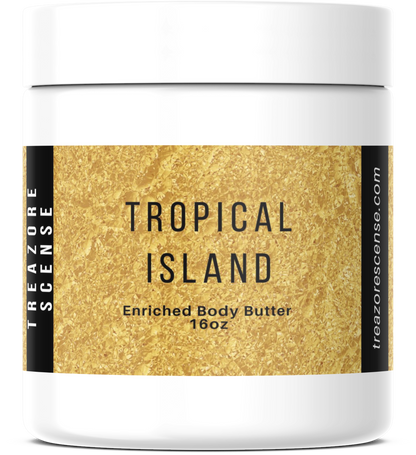 Beurre corporel des îles tropicales