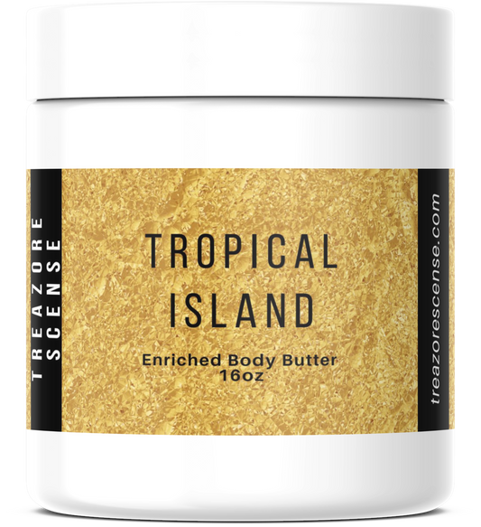 Beurre corporel des îles tropicales
